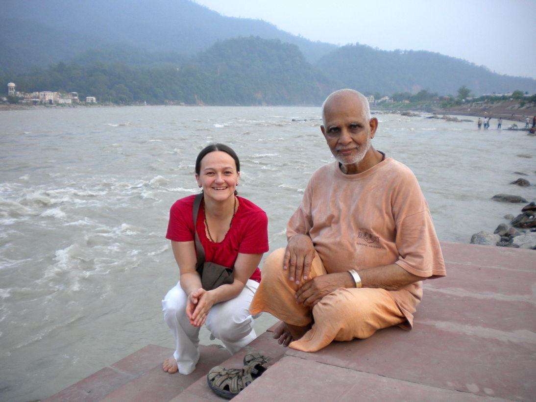 Silvia and Swamiji